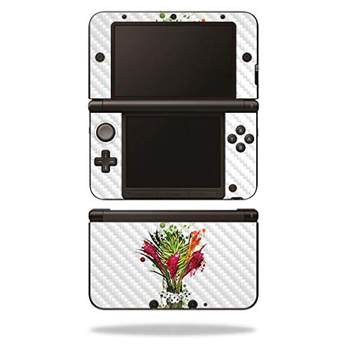 MightySkins Carbon Fiber Skin for Nintendo 3DS XL Original (2012-2014) - Flora…