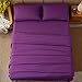 SONORO KATE Sheets Super Soft Microfiber 1800 Thread Count 18 Inch Deep Pocket 4 Piece Queen Size Purple