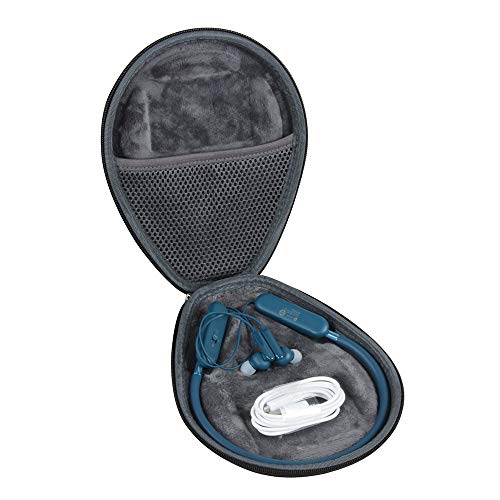 Hermitshell Hard EVA Travel Black Case fits Samsung U Flex Bluetooth Wireless in-Ear Flexible Headphones