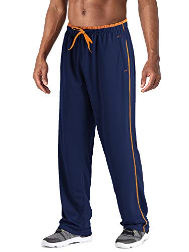 Open Bottom Mesh Athletic Pants
