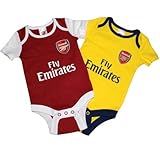 Arsenal FC - Authentic Cute Baby Body Suits 2 Pack