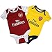 Arsenal FC - Authentic Cute Baby Body Suits 2 Pack