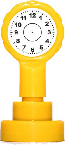 Xclamations X11978 Self-Inking Clock-Themed Stamp for Teachers
