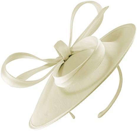 Failsworth Millinery Taffeta Disc In Ivory, Size: One Size