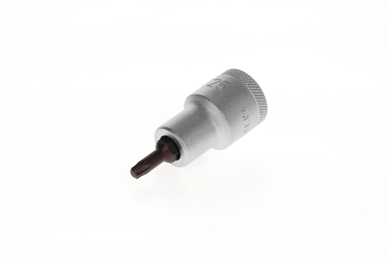 GEDORE Screwdriver bit socket Torx, Short, T25, AF 4.43 mm, 1/2" 12.5 mm, Screwdriver bit socket, Tool, ITX 19 T25 โ image 1