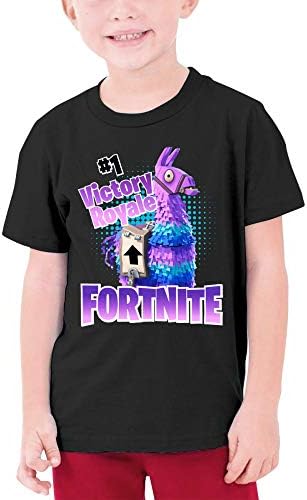 Fortnite Llama #1 Victory Royale 3D Creative Youth Unisex Kids Short Sleeve T-Shirts Tees