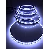 Sando IP68 Waterproof 4 Lights/Set Pure White Brightest 300Leds Led Wheel Ring Lights Rim Lights Tire Lights