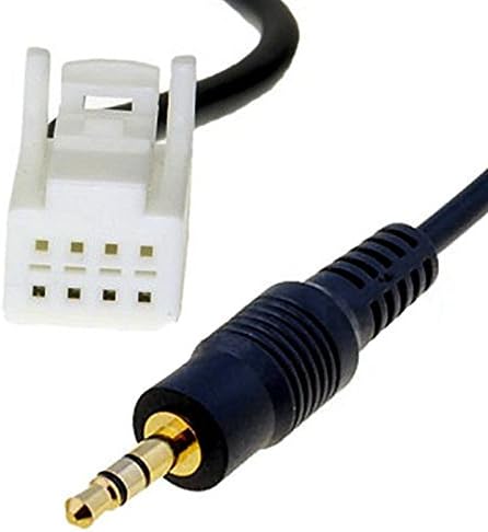 Aux In Adaptor Radio CD Type 8 Pin 3.5 mm Audio Jack Mobile Phone Lead for car radio