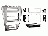 Metra 99-5821S Single or Double DIN Installation Dash Kit for 2010 Ford Fusion and Mercury Milan, Silver