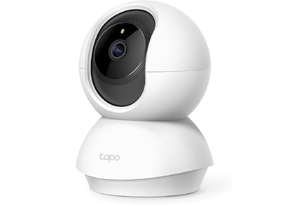 TP-Link Tapo Smart Pan/Tilt Indoor Security Camera, 360° Motion Tracking, 1080p Full HD WiFi Camera for Pet/Baby, Night Visio