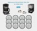 Mr. Coffee Water Filter Replacement Discs | Activated Charcoal Coffee Filters for Mr. Coffee Machines & Brewers | 12 Pack | Purifies Water Over 97% From Chlorine, Calcium, Odors & Other Impurities