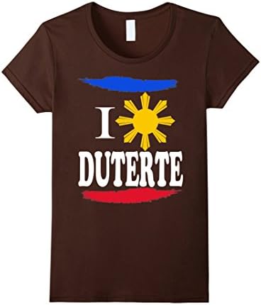 Women's Duterte DU30 T-Shirt Small Brown