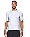 Under Armour Men's UA HeatGear® Armour Printed Short Sleeve Compression Shirt Medium White