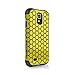 Ballistic AP1160 - A115 Aspira Honeycomb Pattern Case for Samsung Galaxy S4 - 1 Pack - Retail Packaging - Yellow/Charcoal