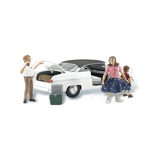 Pit Stop HO Scale Woodland Scenics