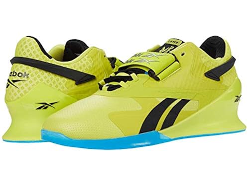 Reebok mens Legacy Lifter II, Chartreuse/Black/Horizon Blue, M