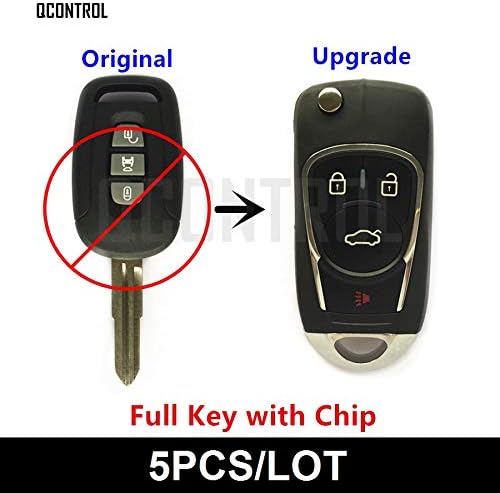 QCONTROL Upgraded Car Remote Key DIY for CHEVROLET/HOLDEN/OPEL/VAUXHALL Captiva Antara 2006 2007 2008 2009 2010