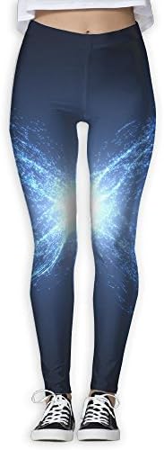 Tinger Endless Loop Of Moving Energy Particles Womens Power Yoga Pants