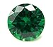 Alone Moon Loose Emerald Synthetic Gemstones Round Diamond Cut Perfect Replacement for Jewelry Making (2mm, 500pcs)