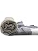 Women's Soft Warm Plaid Chunky Scarf Fall Winter Large Checked Blanket Scarves Wrap Shawl Brown White Plaid