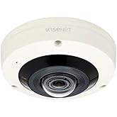 Hanwha XNF-8010RV X-Series 6MP Network Outdoor Fisheye Camera 1.6mm Fixed Lens.