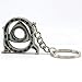 Rotary13B1 Rotary Engine Housing Key Chain - Satin Silver