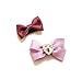 Belle Beau Mini Fine Hair Baby Bald Baby Girls Hair Bows,Hair Clips For Fine Hair,Non-Slip