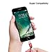FOCUSPOWER 2PACK (3.3+6.6)FT Lightning Cable Linen Braided Fast Charging Cable 8pin Lightning to USB Cable for iPhone 7/7+/6/6+/6s/6s+/5/5s/5c/SE, iPad and More (Bright Red)