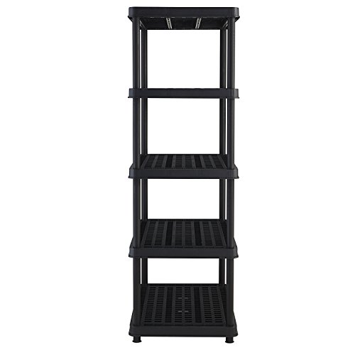 Keter Resin 5Tier Freestanding Multipurpose Shelf Display Rack for