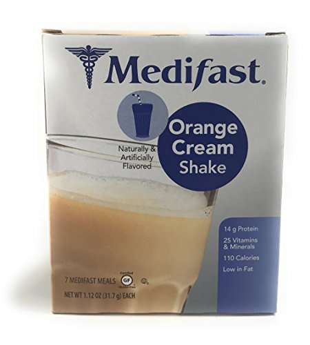 Medifast Orange Cream Shakes (1 Box 7 Servings)