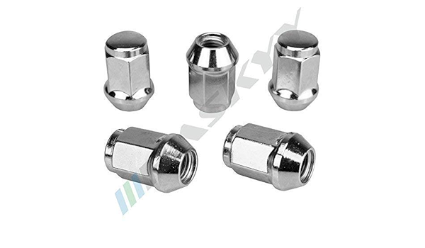 24 Cromo Tuerca Madre M12x1, 25x34 SW19 Cono 60° Aluminio Acero Llantas