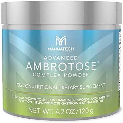 Combo of 4 New Generation Mannatech Advanced Ambrotose 120g Powder, Added Manapol, More Pure and More Advanced!