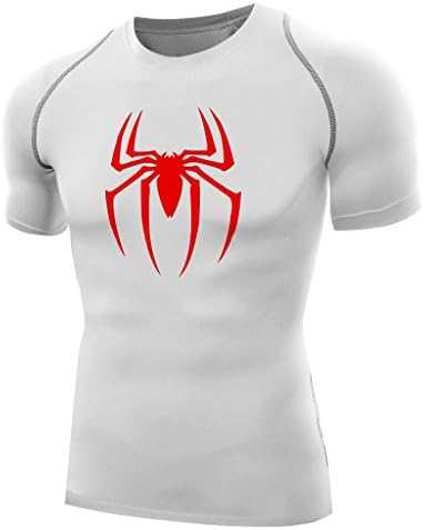 Samm Superhero Spider-Man Men's Athletic Compression Tee Shirt FH18
