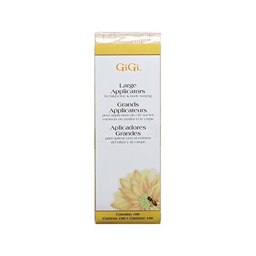 GiGi Large Applicators for Bikini Line Body Waxing 100 ea (Pack of 2)