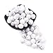 baby love home 50pcs 12mm Silicone Beads Marble Round Teething Beads DIY Jewelry Accessories Kit Food Grade Silicone