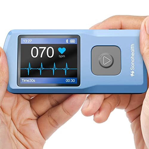 EKG Monitoring Device by Sonohealth Portable Heart Rate Monitor