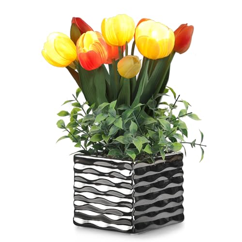 Artificial Tulips Flowers in Pot
