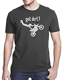 Got Dirt Bike Motorcross Racing T-Shirt, Large, Charcoal Gray