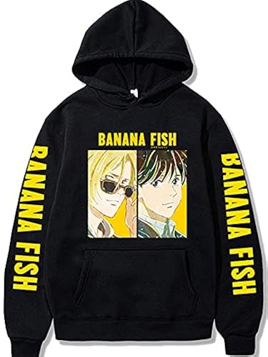 Bingxin Banana Fish Hoodie Unisex Ash Lynx Cosplay Jacket Eiji