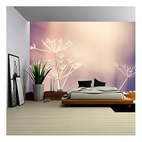 Vintage Toned Dry Plant Background, Shallow Depth of Field, Space for Text. - Removable Wall Mural | Self-Adhesive Large Wallpaper - 66x96 inches