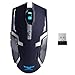 Wireless Rechargeable Mouse, 2.4GHz Wireless 6 Buttons Rechargeable Mouse Silent Buttons Built-in 800mAh Battery 800-1600dpi for PC Computer Notebook by YSSHUI
