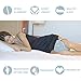 Cszxx Knee Pillow for Side Sleepers - Sciatica Pain Relief, Back Pain, Leg Pain, Pregnancy, Hip and Joint Pain 100% Pure Memory Foam Leg Pillow with Ear Plugs