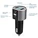 FM Transmitter, Auledio Wireless In-Car Bluetooth Hands Free Car Kit Radio Adapter with 5V/3.4A USB Car Charger Support USB Flash Driver for iPhone 7 Plus, Samsung S7 Edge Smartphones and More