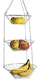 Home Basics Hanging Basket, 3-Tier, Round (Kitchen)