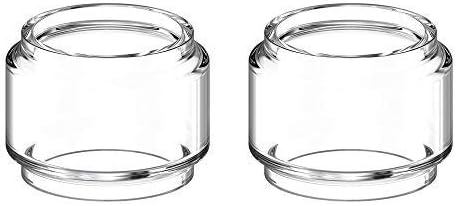 FURUIPENGFuruipeng 2X Spare Bulb Pyrex Glass Tube Pieces for Nunchaku Tank Rainbow Bubble Glass