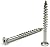Square Drive Deck Screws 305 Stainless Steel Bugle Head Type 17 Point - #8 x 2-1/2" Qty-1000
