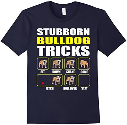 Men's English Bulldog | Stubborn Bulldog Tricks Special Edition XL Navy