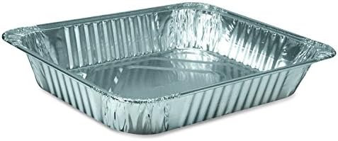 Handi-Foil of America 402540100U Steam Table Aluminum Pan, Half-Size, Medium, 2 3/16" Deep (Case of 100)