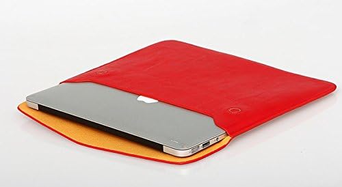 Beyend Macbook Air 13-inch- High Quality Synthetic Leather Sleeve Case - High Quality Case (13.3, Red)