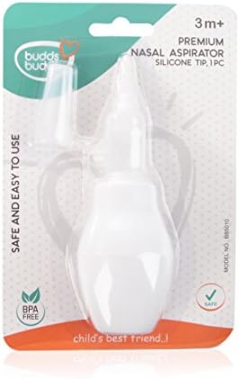 Buddsbuddy BB5010 Premium Nasal Aspirator Silicone Tip (White)